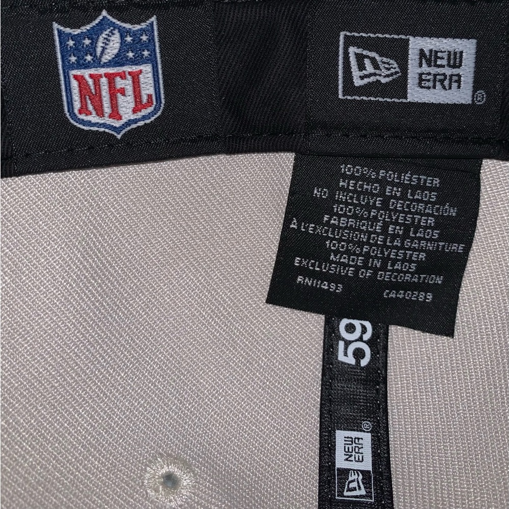 Denver Broncos New Era Stone/Orange ‘23 Salute To Service 59FIFTY Fitted Hat-New - Picture 10 of 10